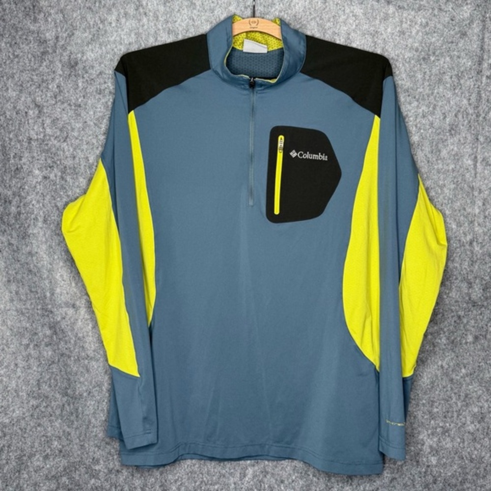 Columbia Quarter Zip Omni Wick Long Sleeve Shirt- Sz XL‎